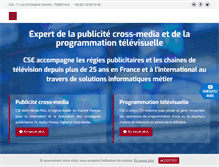 Tablet Screenshot of cse.fr